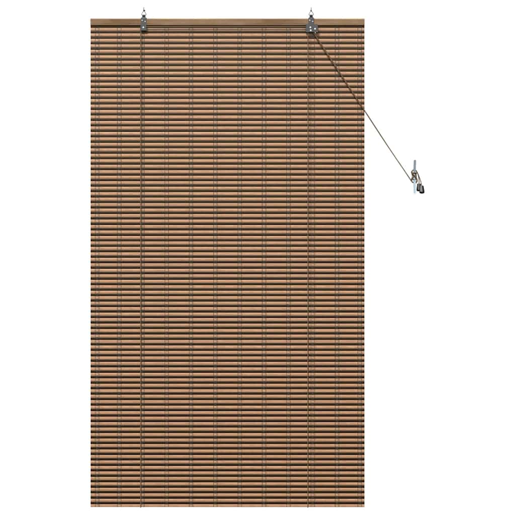 Window Blind Geometric Brown 80 x 160 cm Bamboo